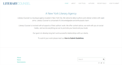 Desktop Screenshot of literarycounsel.com
